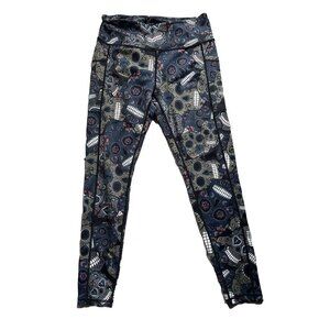 CVG Constantly Varied Gear Midnight Skulls Leggings | L
